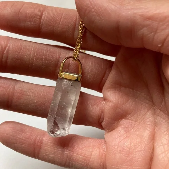 Vanessa Mooney Jewelry New Vanessa Mooney Raw Quartz Crystal